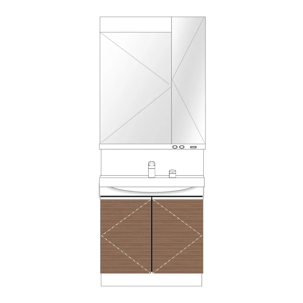 ナチュラル・洗面台